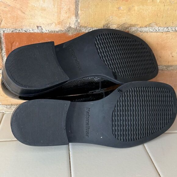 Naturalizer Mia Black Genuine Patent Leather Loafer Slip on Women's size 6.5 - Picture 9 of 14